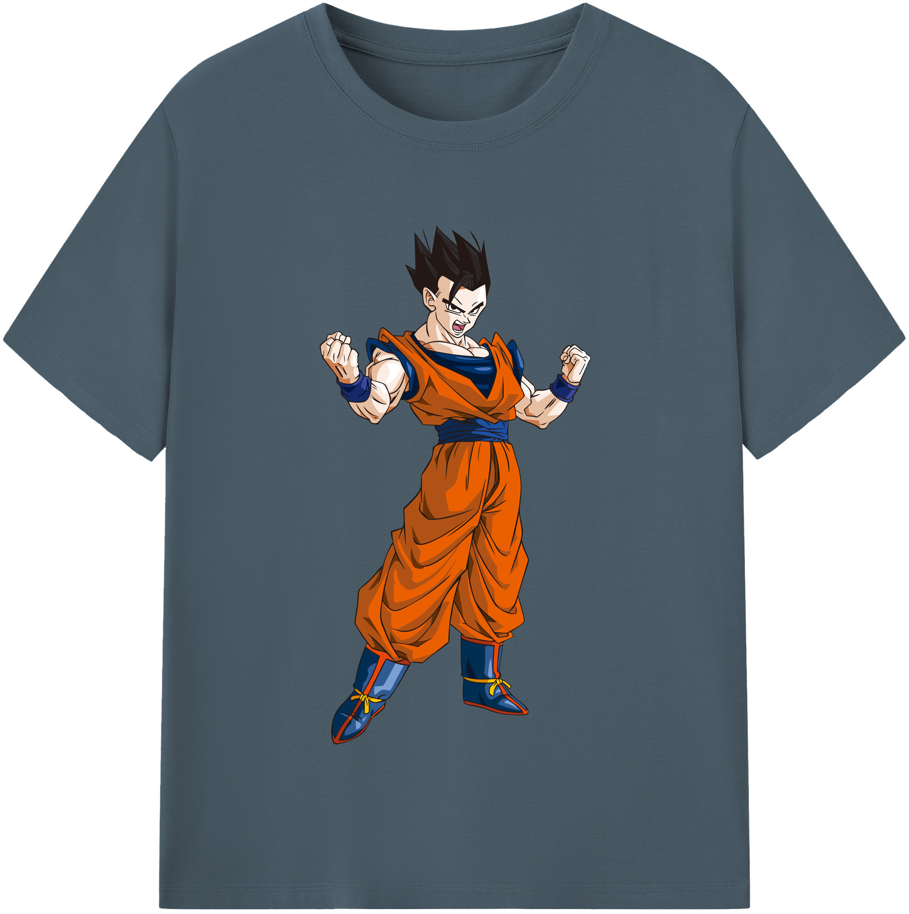 （画像用） ドラゴンボール 孫 悟飯（そんごはん）DRAGON BALL Son Gohan 綿100％半袖Tシャツ（フロントプリント）